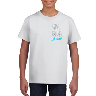 Youth White Tshirt FFC 2025 [text + image on back] Thumbnail